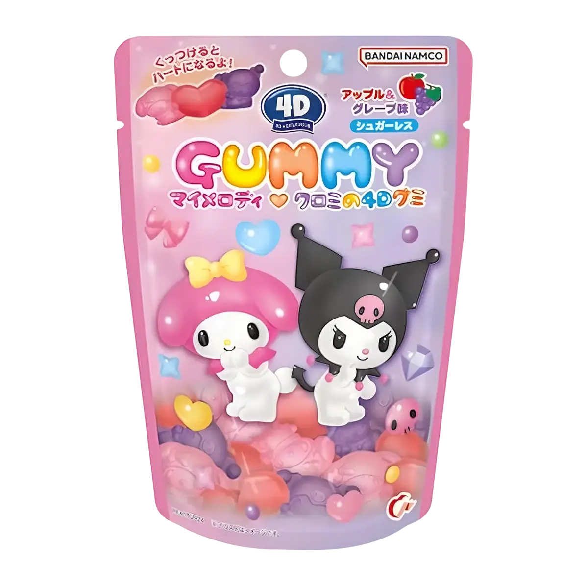 Bandai Namco 4D Gummy (My Melody & Kuromi) 1