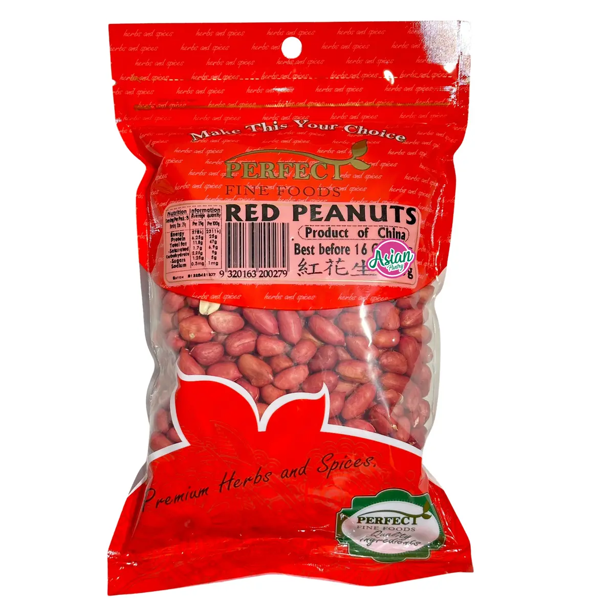 Perfect Fine Foods Red Peanuts 375G 1