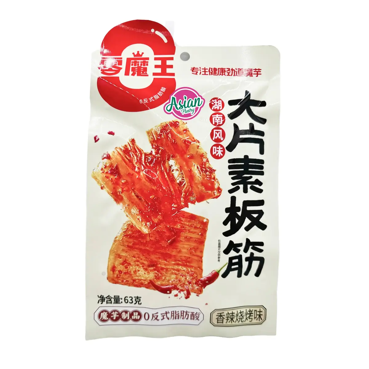 Lingmowang Slice Vegetarian Konjac (Bbq Flavour) 63G 1