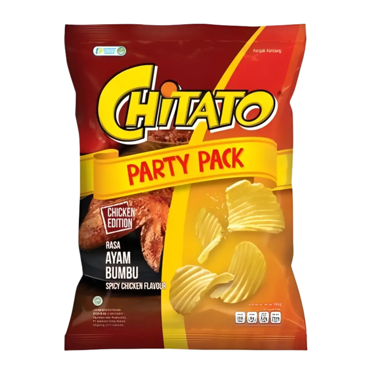 Chitato Potato Chips Spicy Chicken Flavour 168G 1
