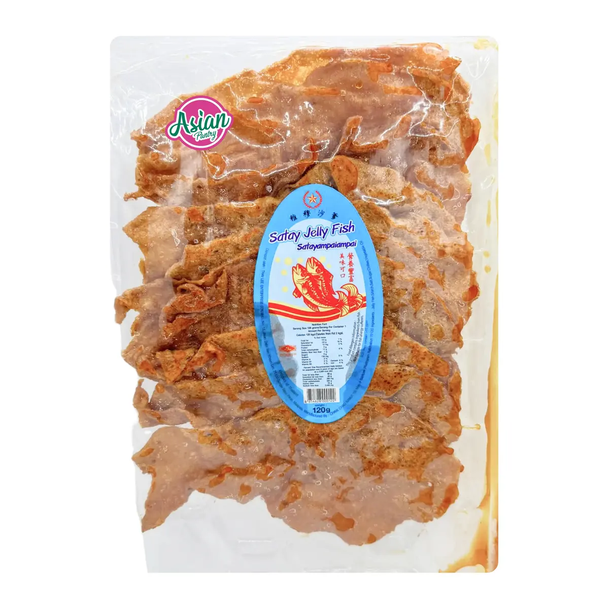 Whale Brand Satay Jelly Fish Clear 120G 1