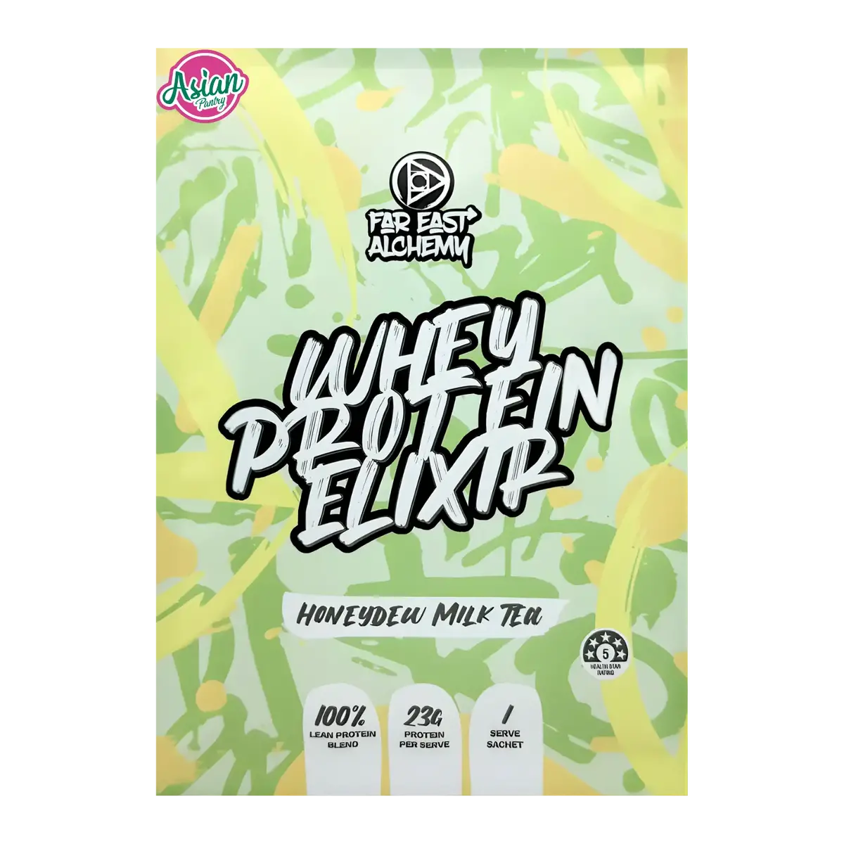 Far East Alchemy Whey Protein Elixir Honeydew Milk Tea (Single Serve) 33G 1