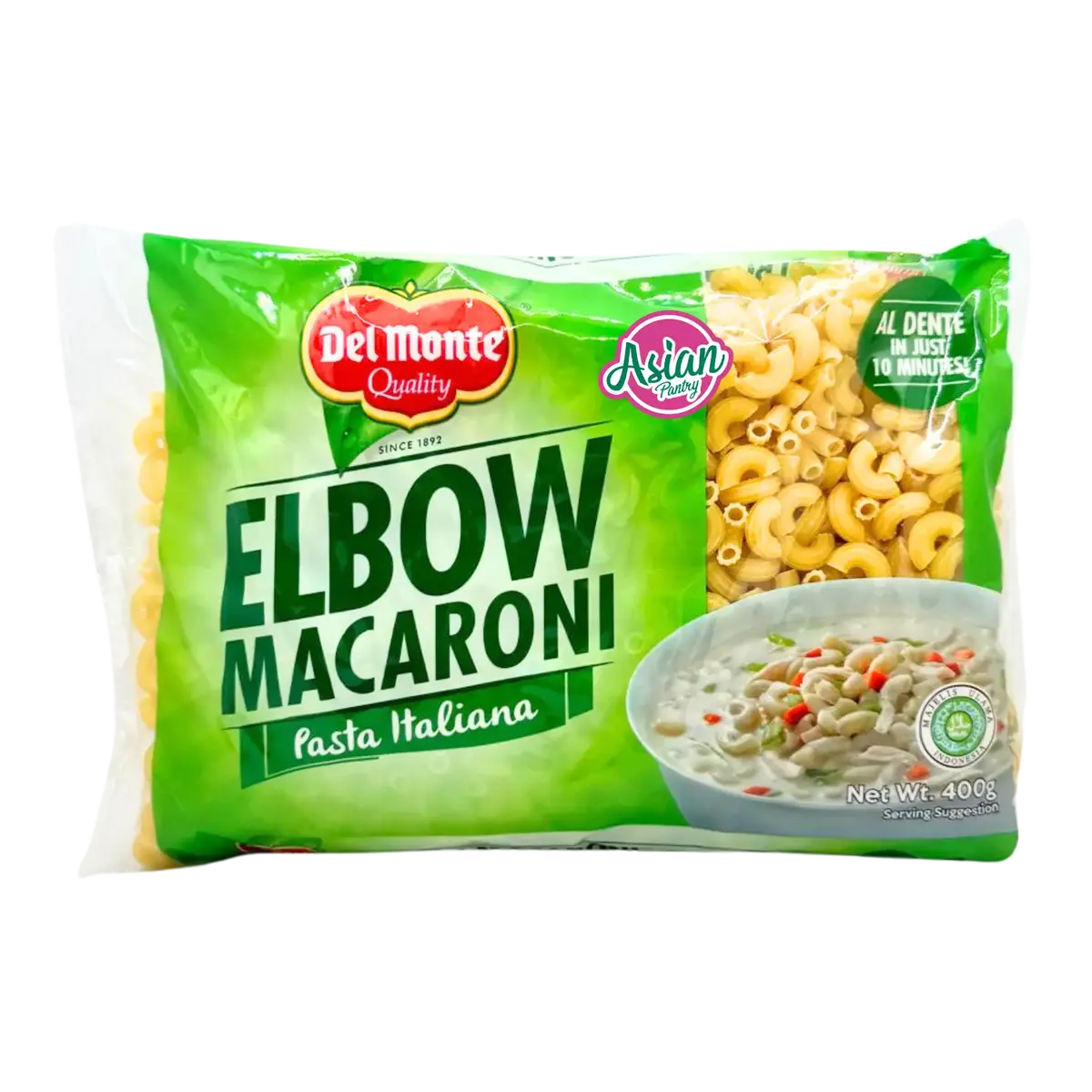 Delmonte Elbow Macaroni Pasta Italiana 400G 1