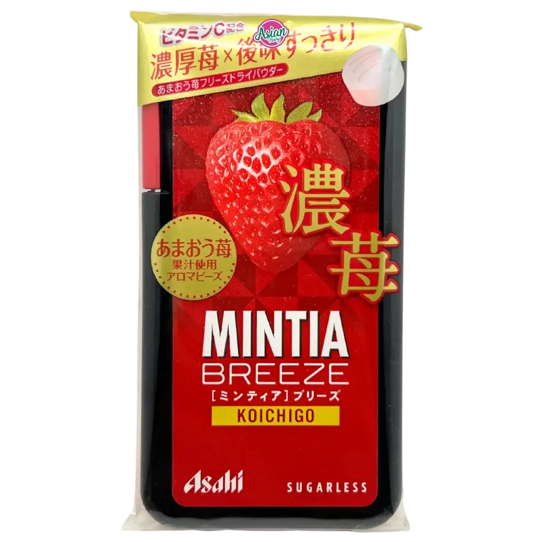Asahi Mintia Breeze Mint Candy Rich Strawberry Sugar Free 22G 1