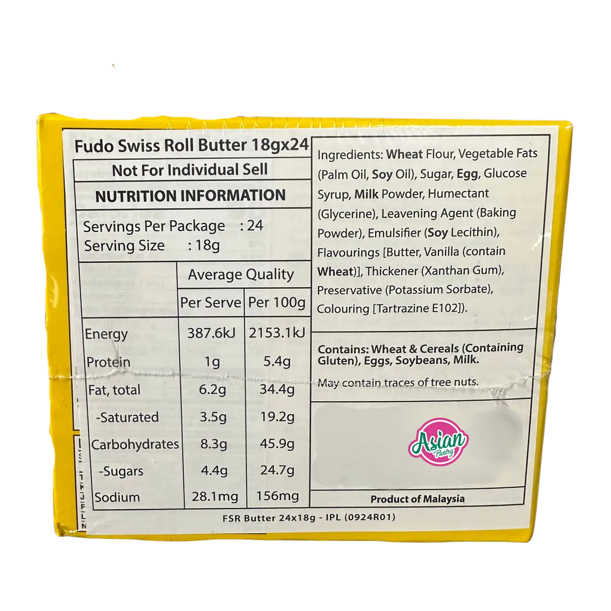Fudo Swiss Roll Butter 24Pk 2