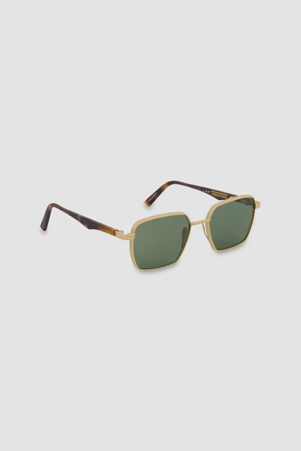 L.G.R Gold Matt/Havana Maculato/Green 54' Afar Sunglasses 1