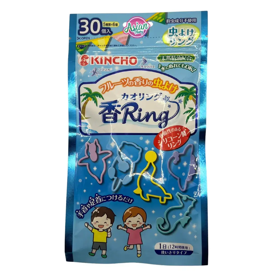 Kincho Kaoling Fruit Scented Mosquito Repellent Ring 30Pieces 1