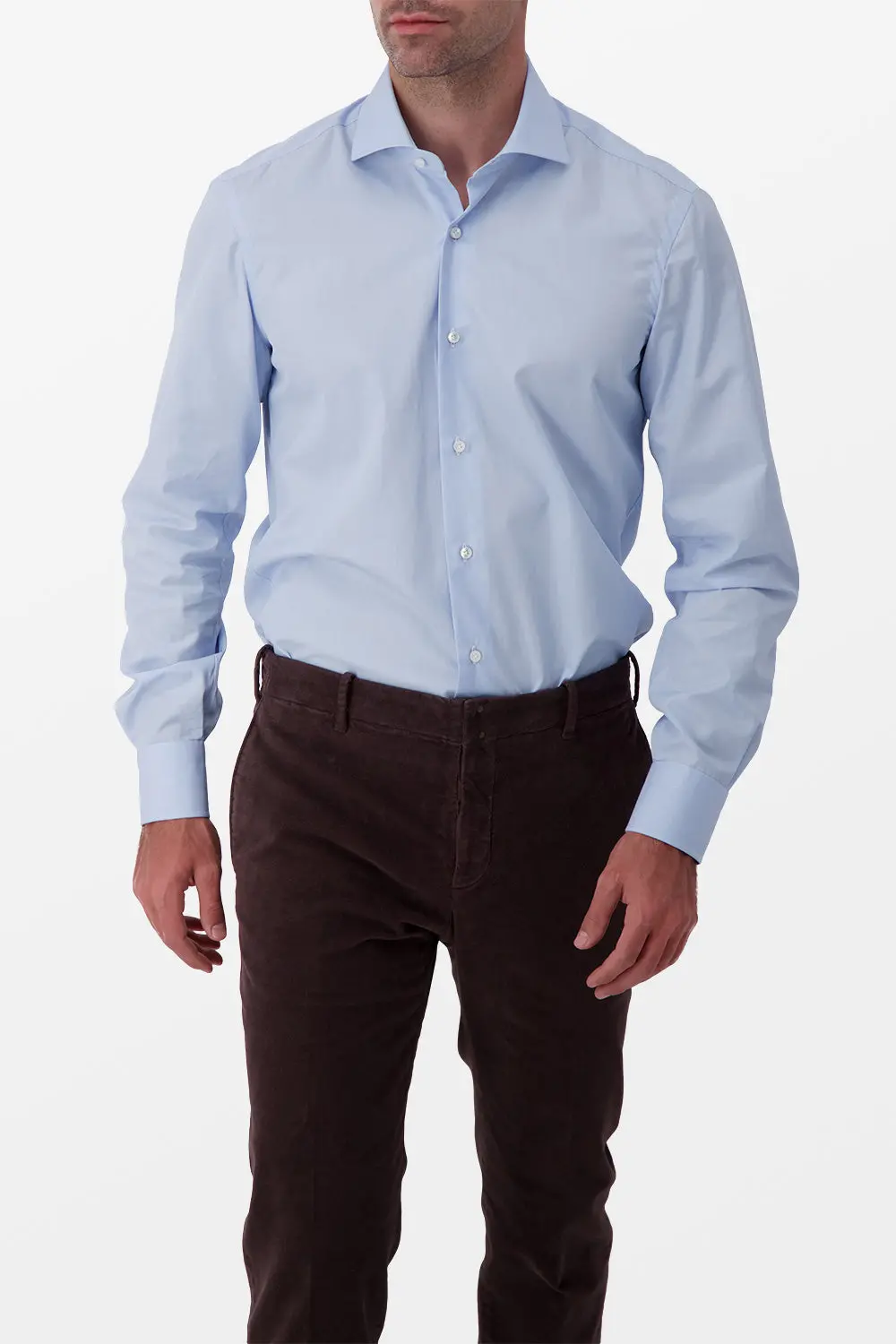 Barba Napoli Blue Classic Shirt 1