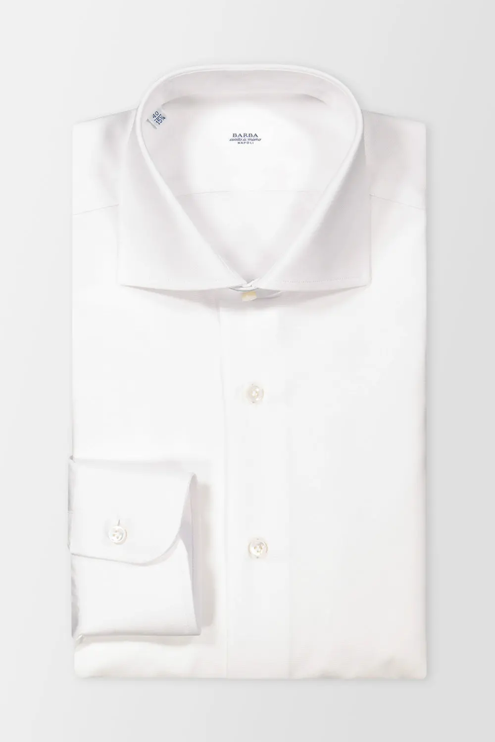 Barba Napoli White Classic Shirt 1
