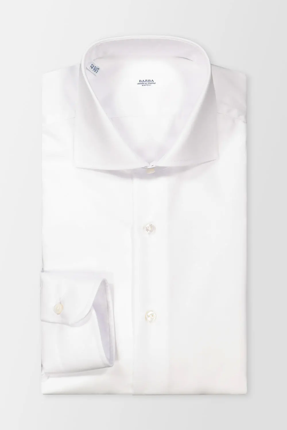 Barba Napoli White Classic Shirt 1