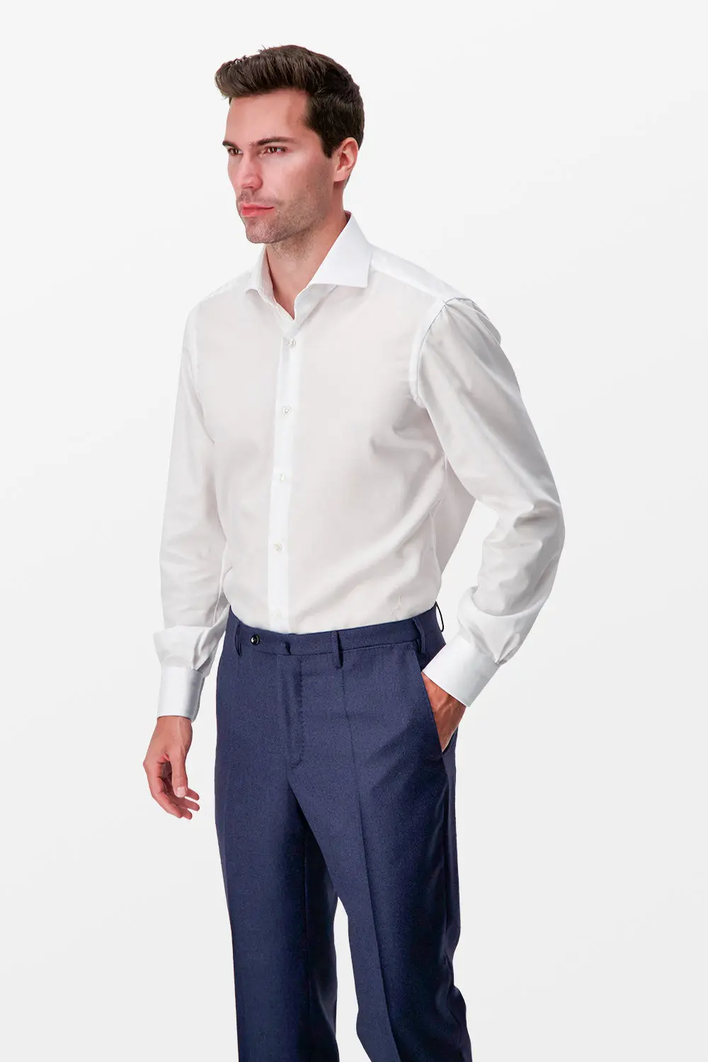 Barba Napoli White Classic Shirt 3