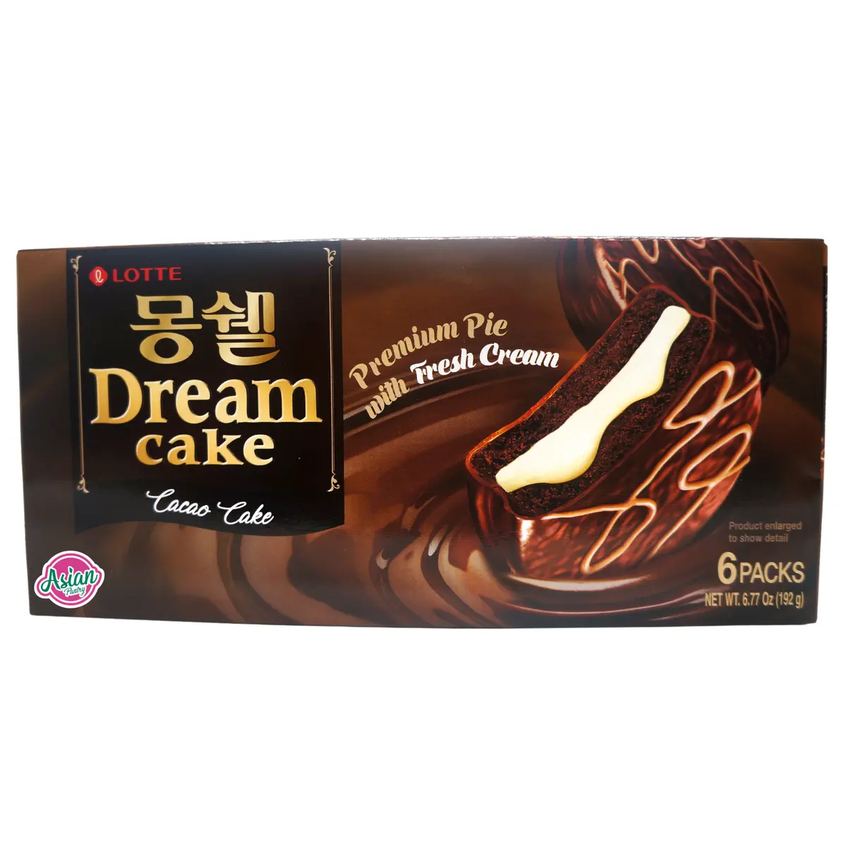 Lotte Dream Cacao Cake 6Pcs 192G (Bbd: 12/06/2026) 1