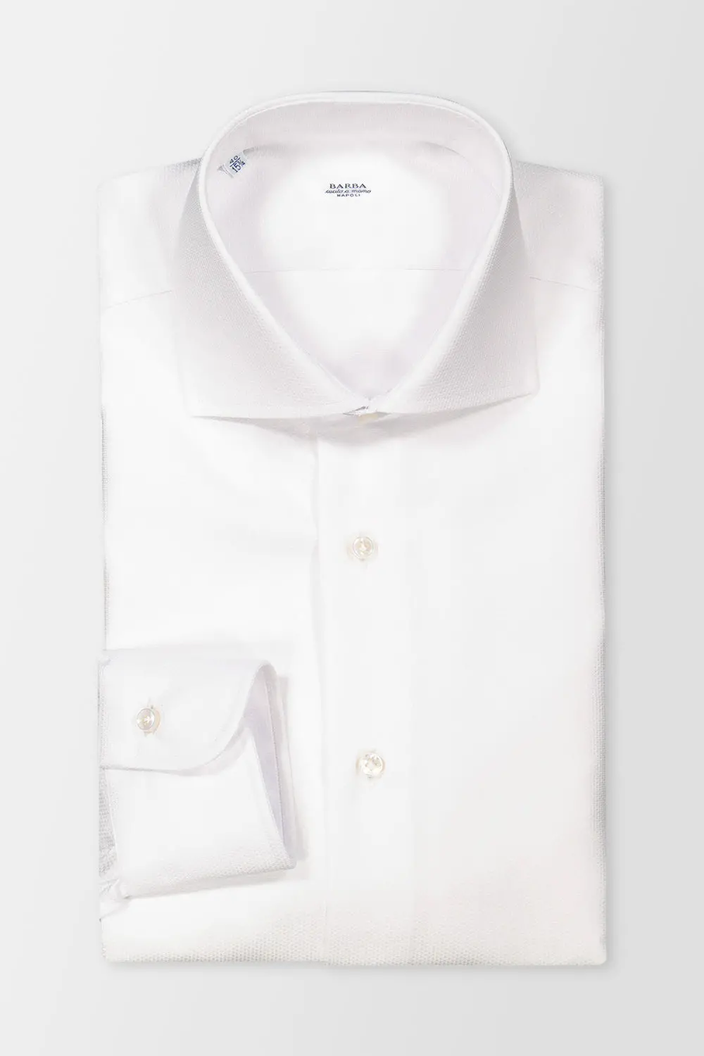 Barba Napoli White Classic Shirt 1