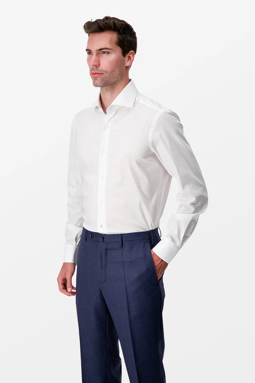 Barba Napoli White Classic Shirt 3