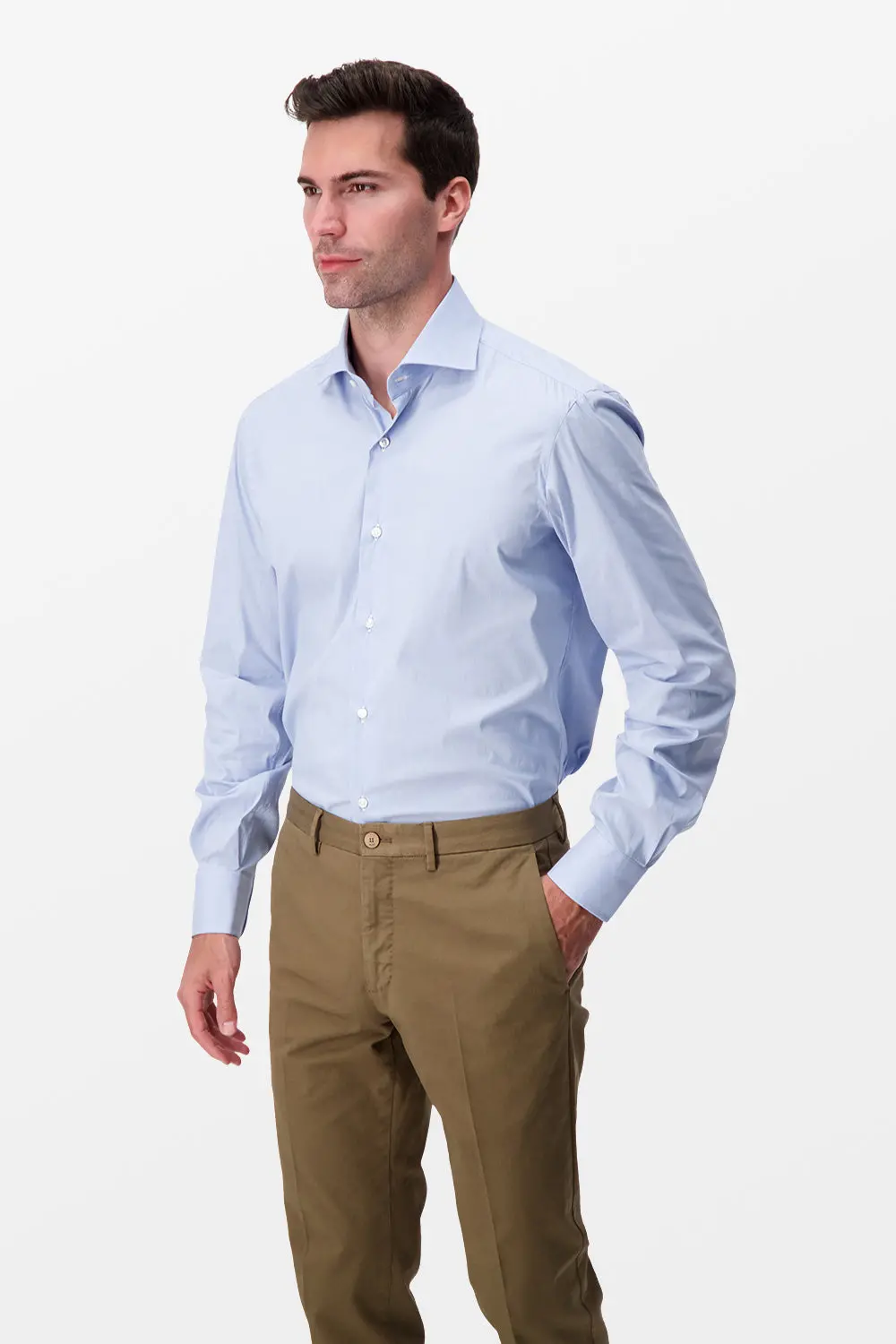Barba Napoli Blue Classic Shirt 3