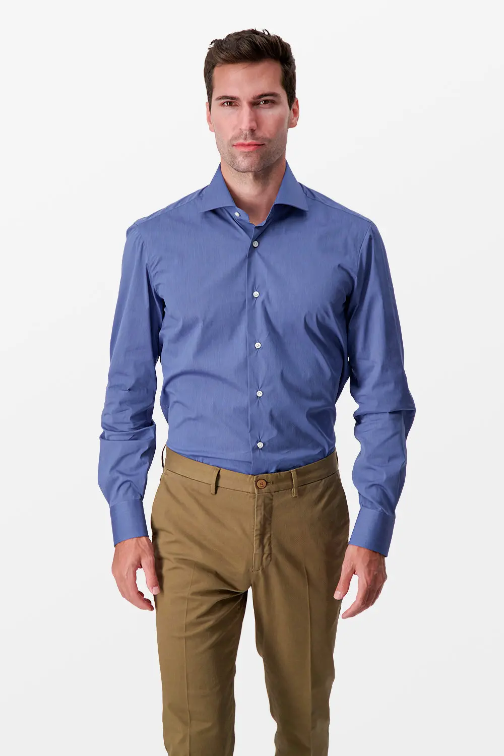 Barba Napoli Blue Classic Shirt 2