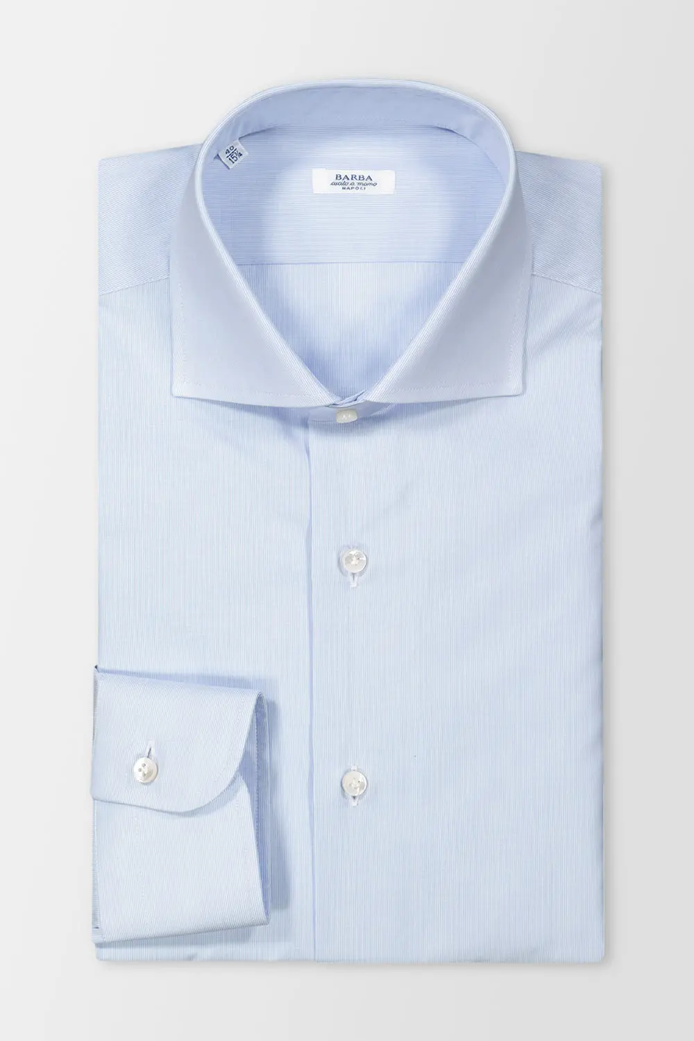 Barba Napoli Blue Classic Shirt 1
