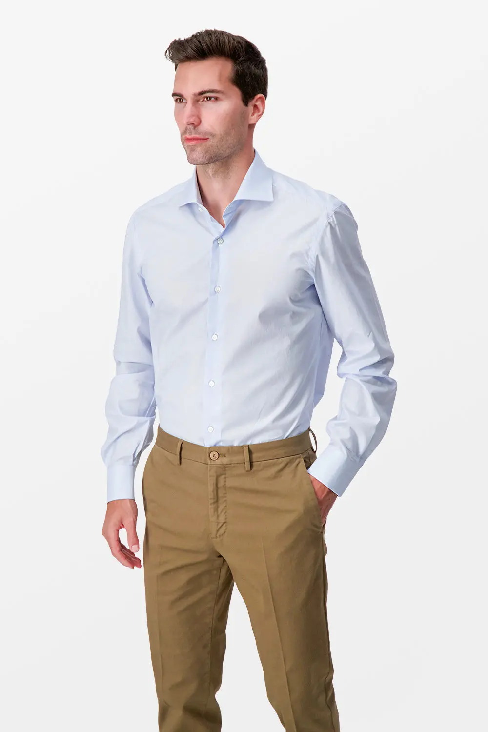 Barba Napoli Blue Classic Shirt 3