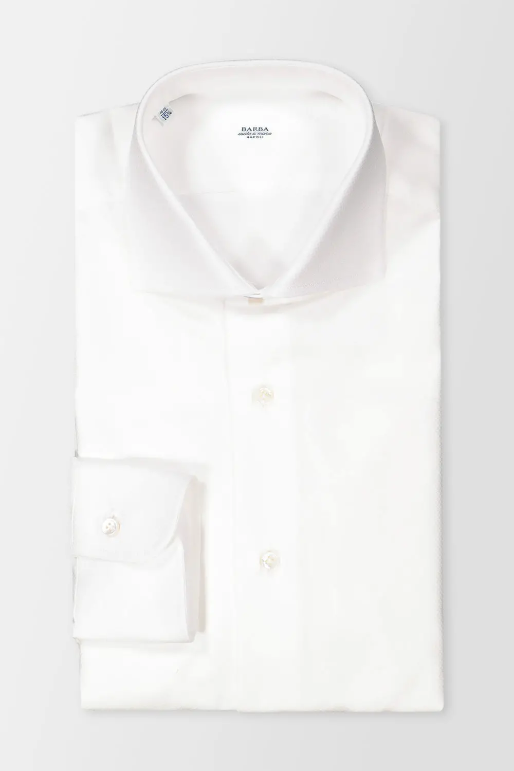 Barba Napoli White Classic Shirt 1