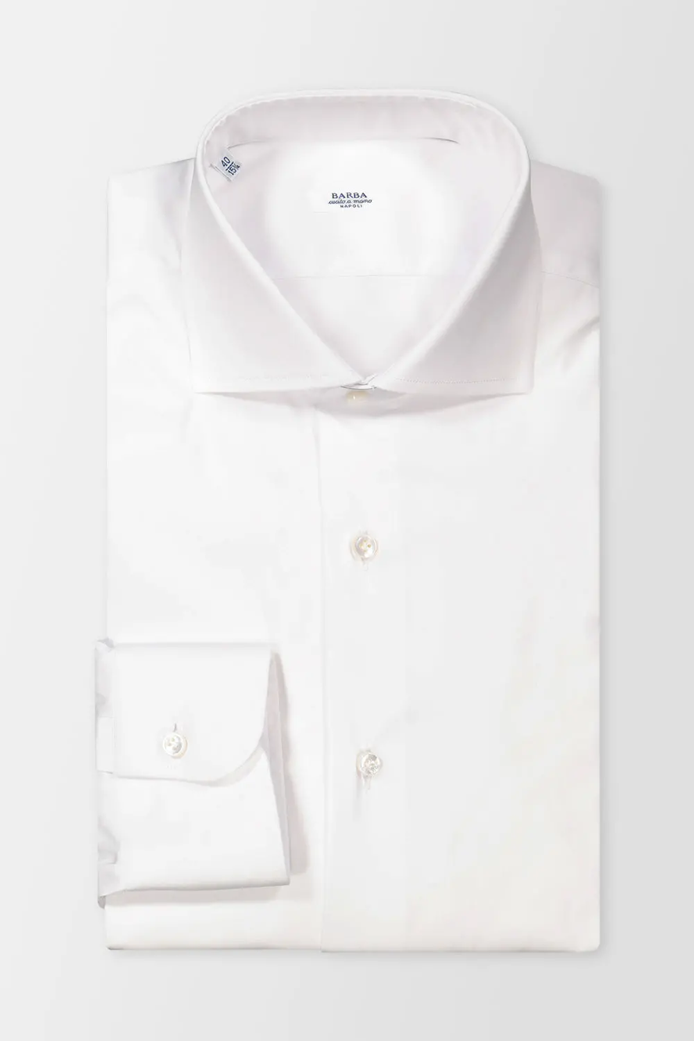 Barba Napoli White Classic Shirt 1