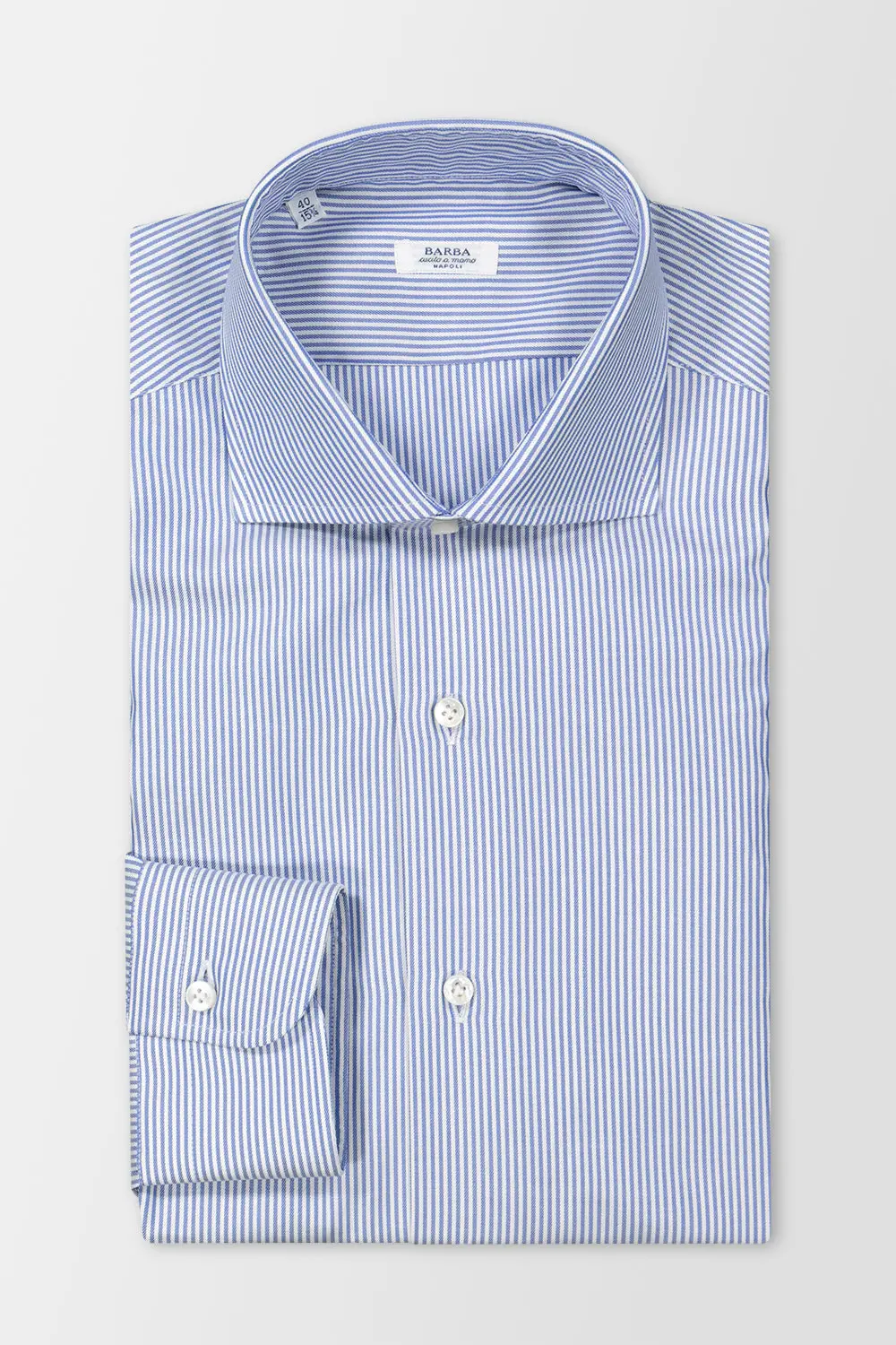 Barba Napoli Blue Classic Shirt 1