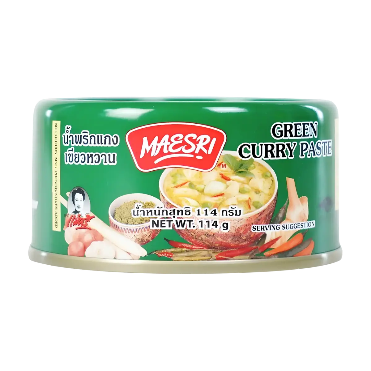 Maesri Green Curry Paste 114G 1