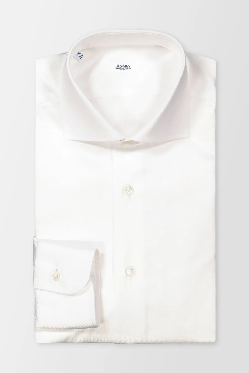 Barba Napoli White Classic Shirt 1