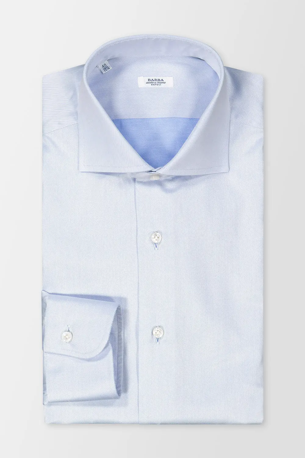 Barba Napoli Blue Classic Shirt 1