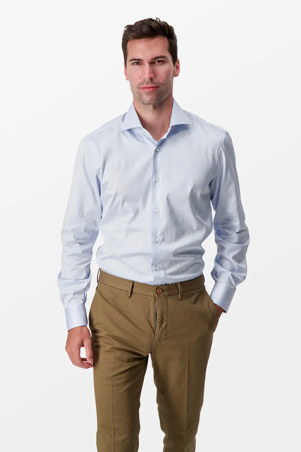 Barba Napoli Blue Classic Shirt 2