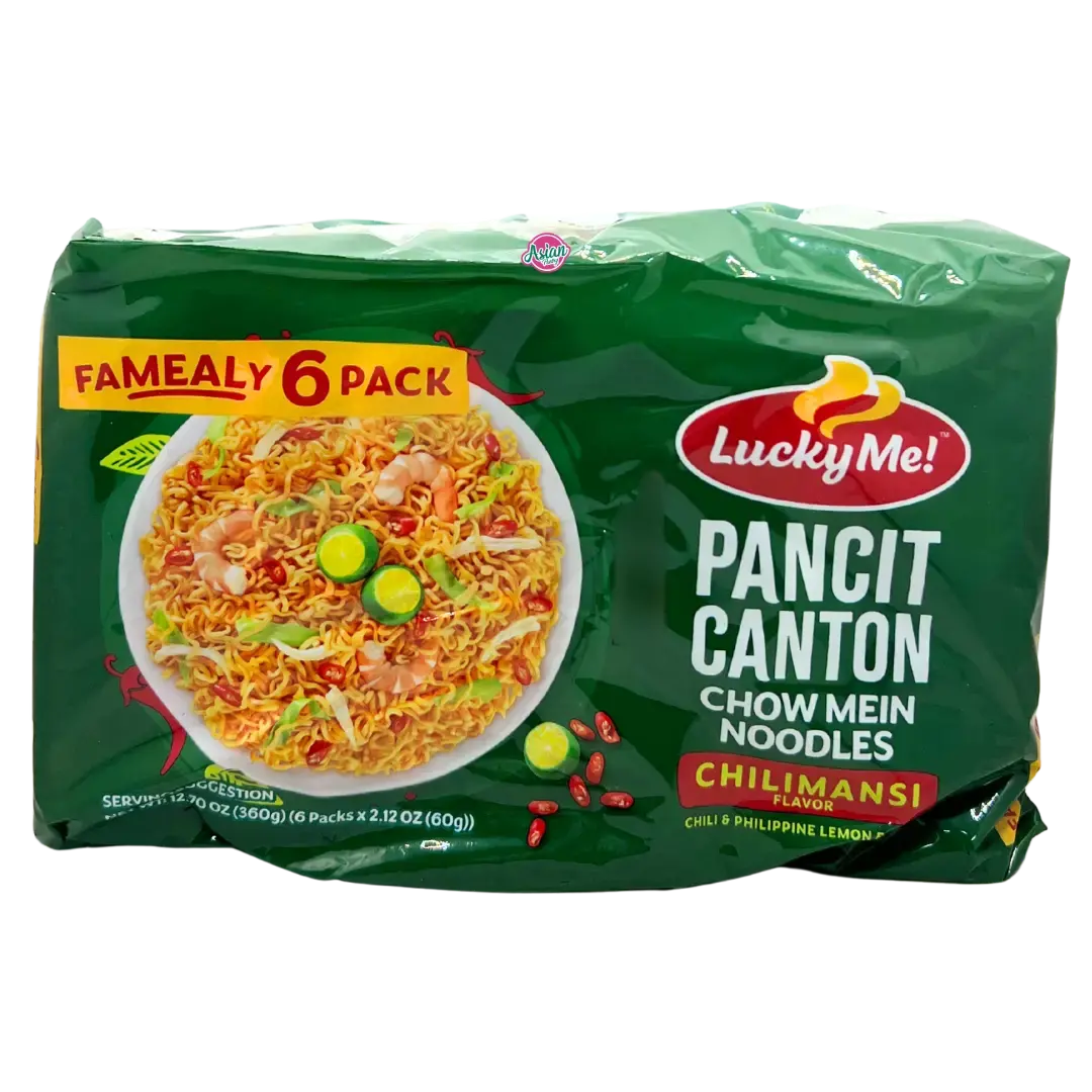 Lucky Me! Instant Pancit Canton Fried Noodles Chilimansi Flavour 60G 1