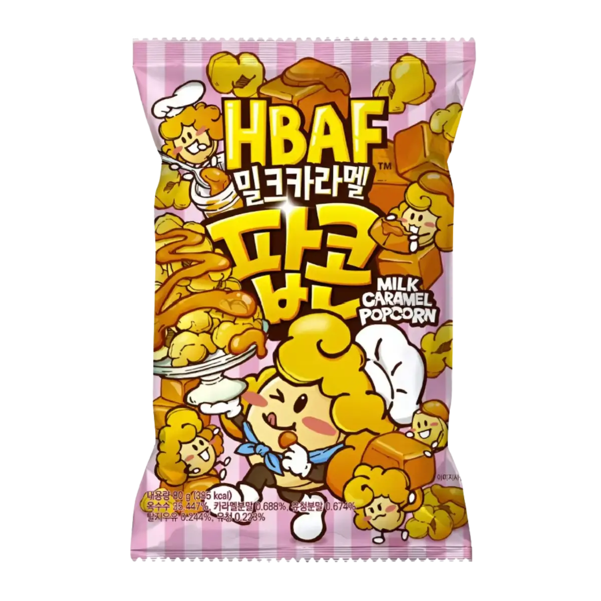 Hbaf Milk Caramel Popcorn 80G 1