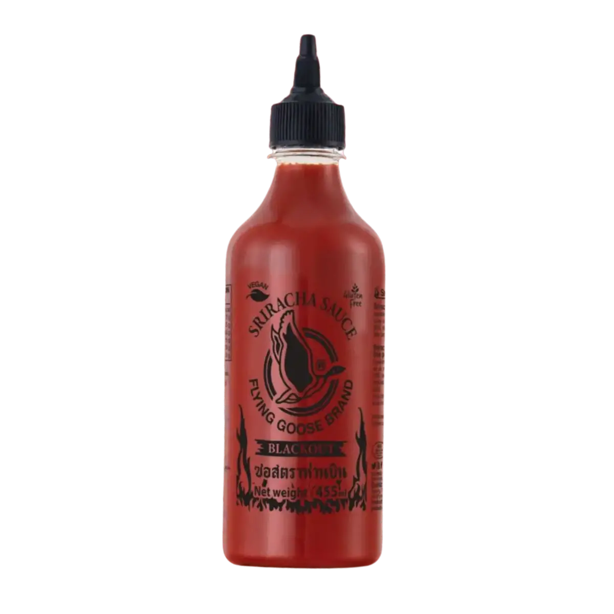 Flying Goose Sriracha Hot Chilli Blackout Sauce 455Ml 1