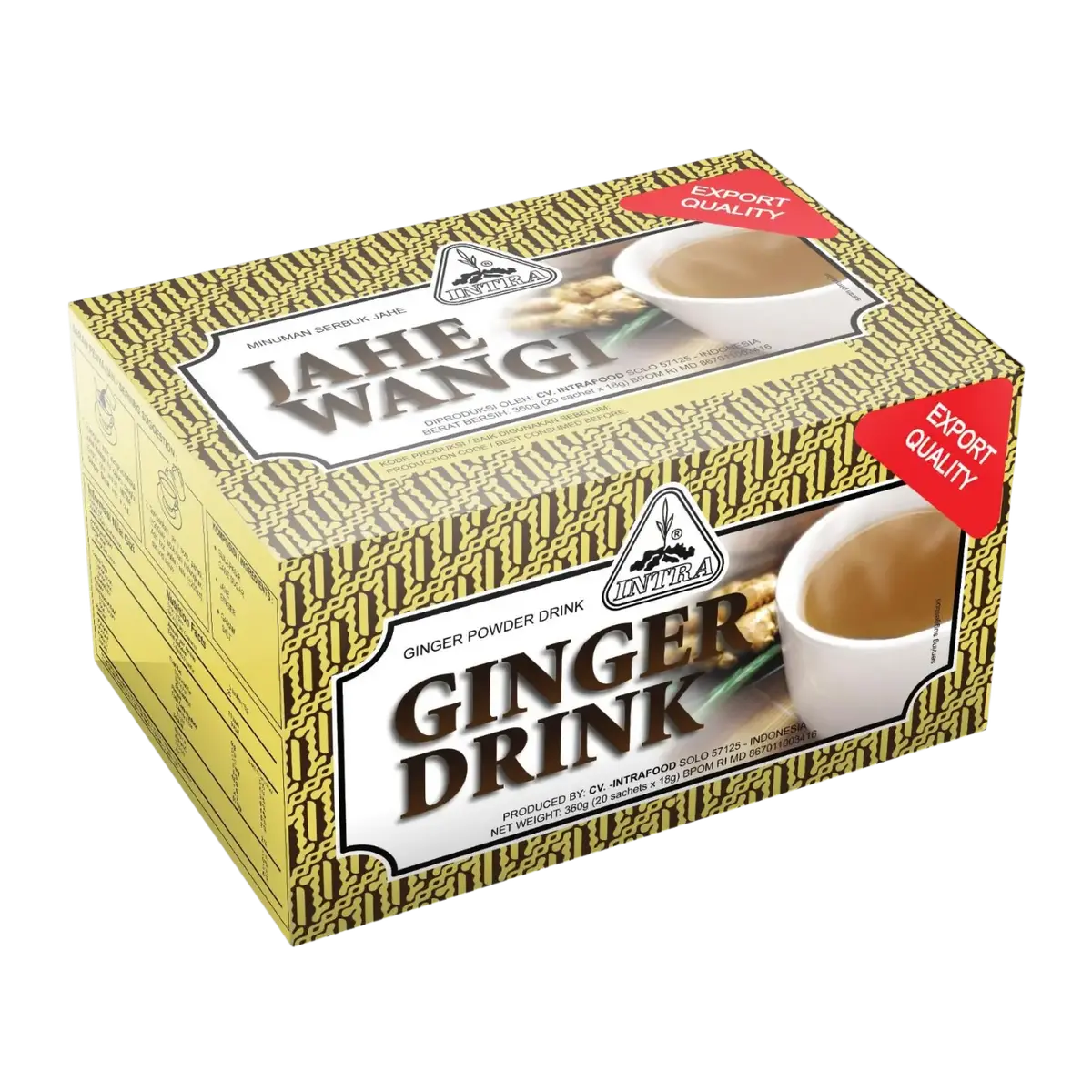Intra Jahe Wangi Ginger Drink 5Pcs 85G 1
