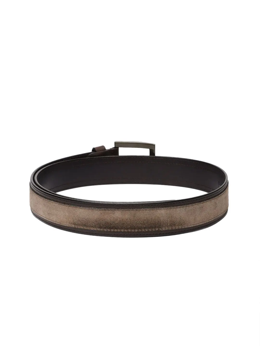 Men's Brown Textured Belt 3