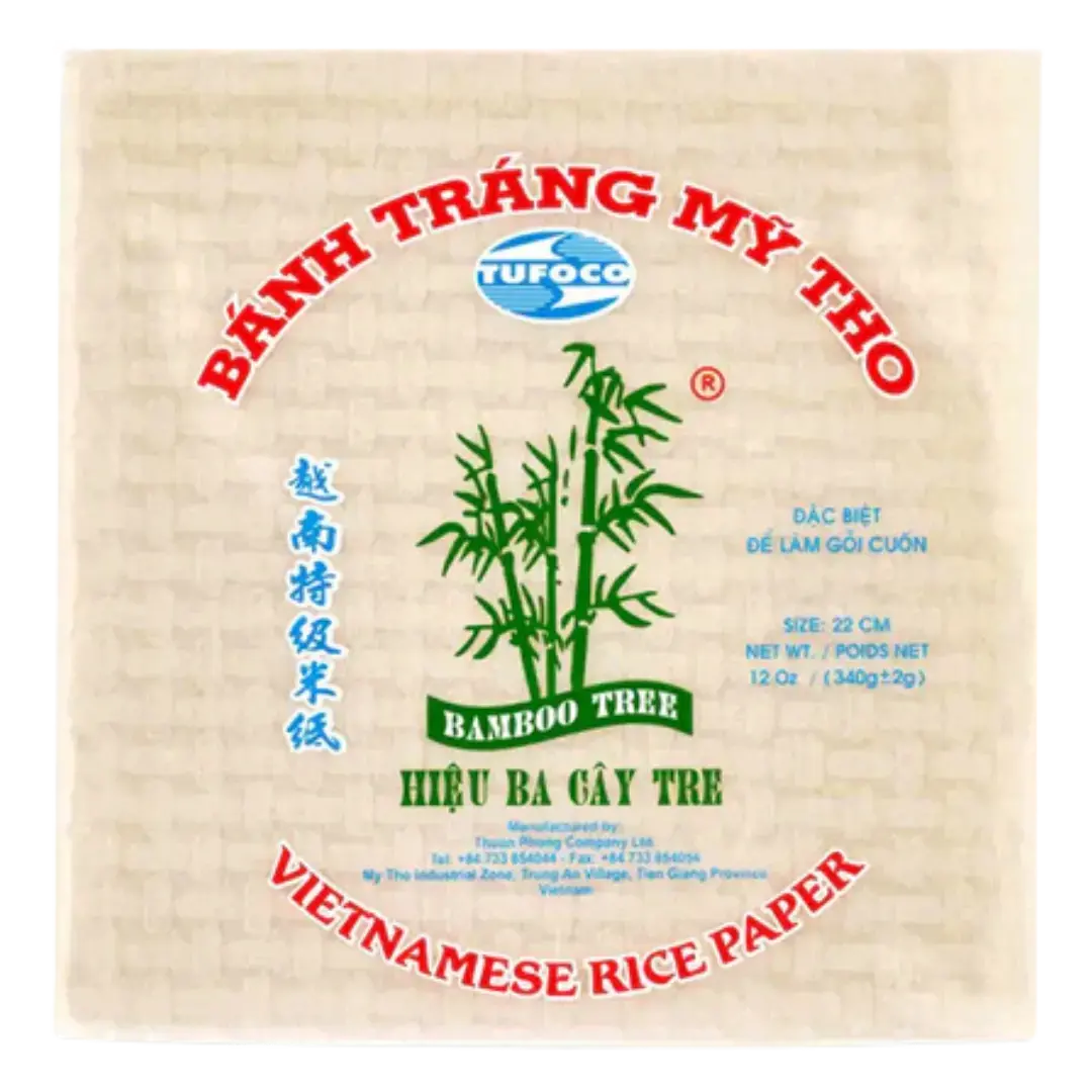 Bamboo Tree Rice Paper Square 22Cm 340G 1