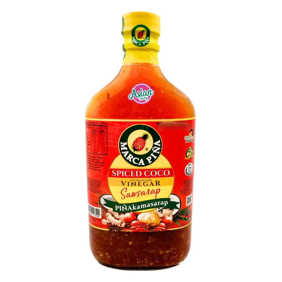 Marca Pina Spiced Coco Vinegar 375Ml 1