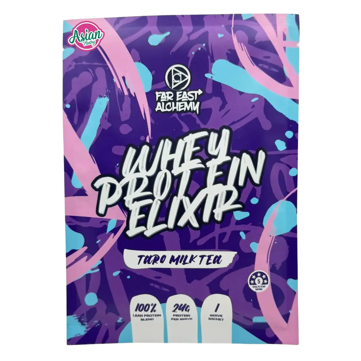 Far East Alchemy Whey Protein Elixir Taro Milk Tea (Single Serve) 33G 1