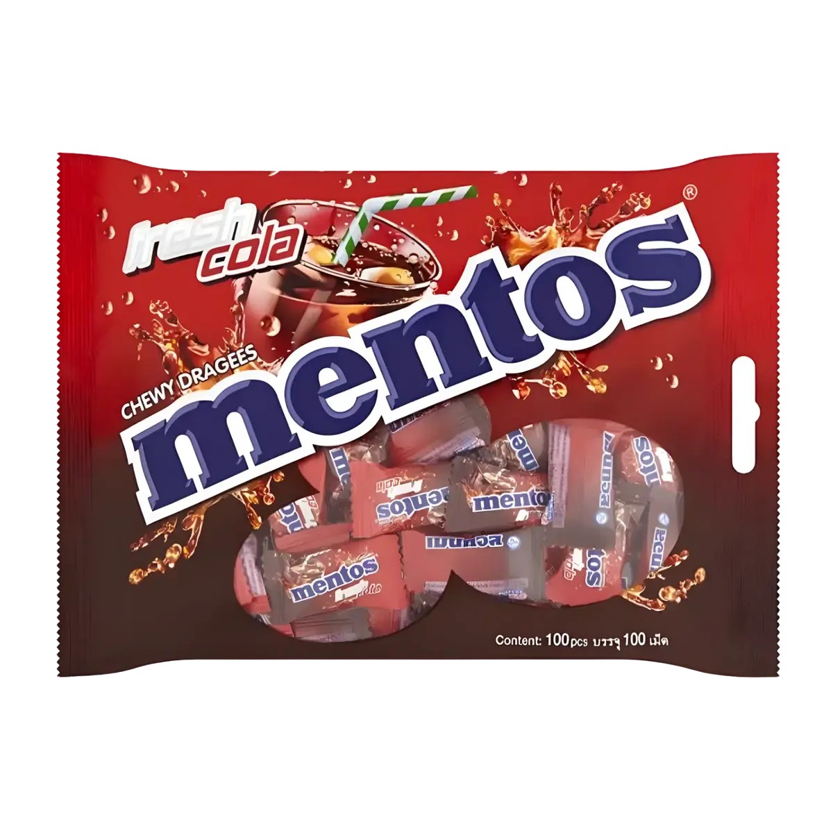 Mentos Cola Flavoured Chewy Candy 100Pcs 1