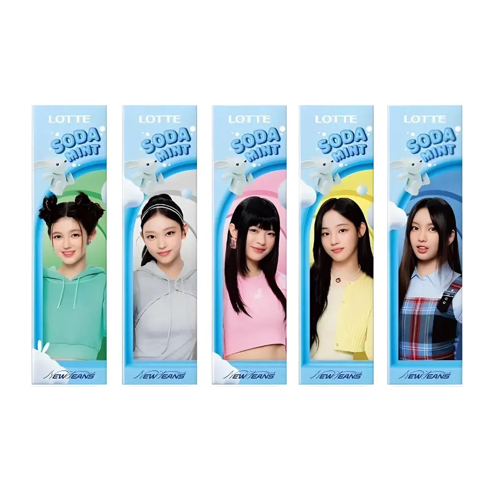Lotte Newjeans Soda Mint Gum (Random Member) 26.1G 1