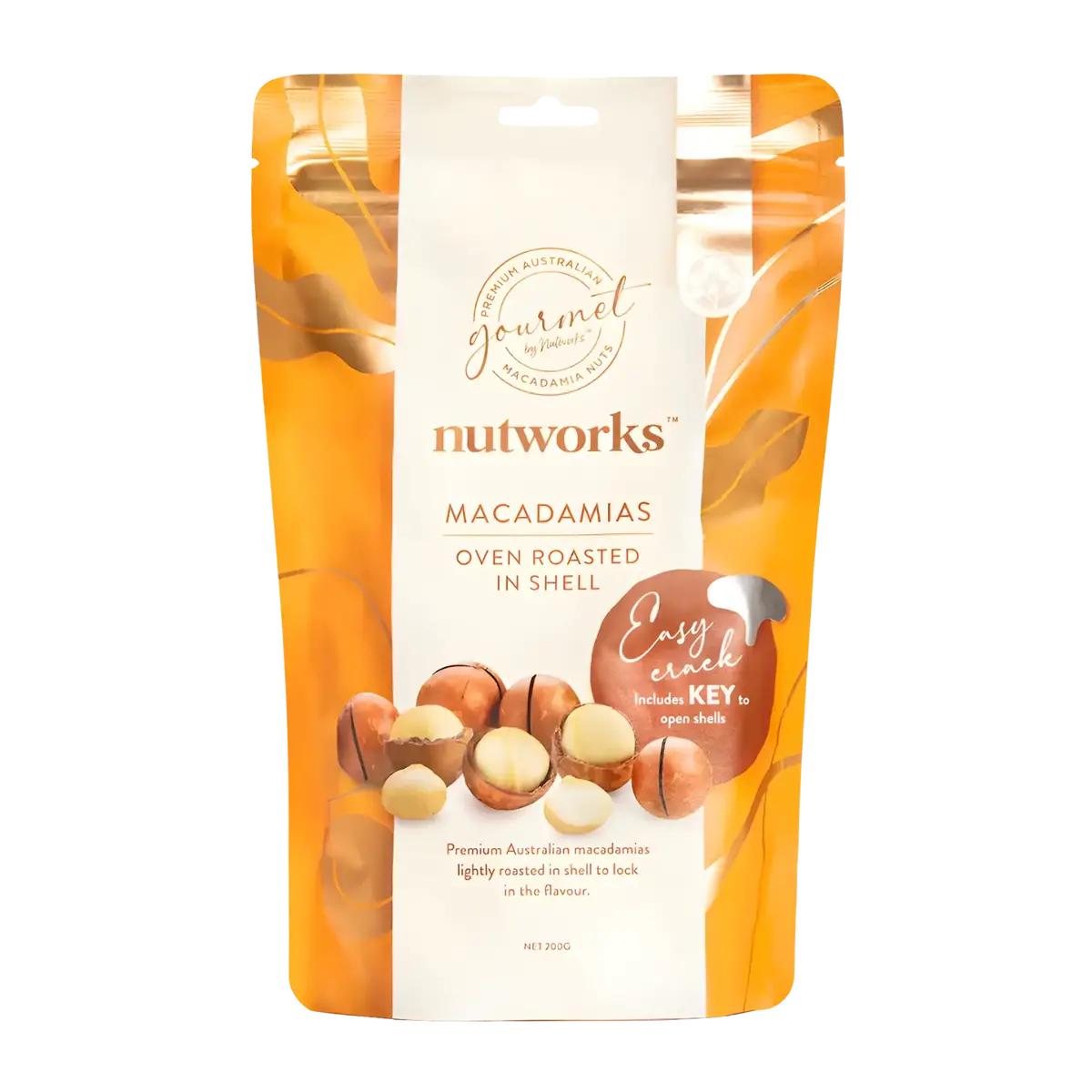 Nutworks Macadamias Oven Roasted In Shell 200G 1