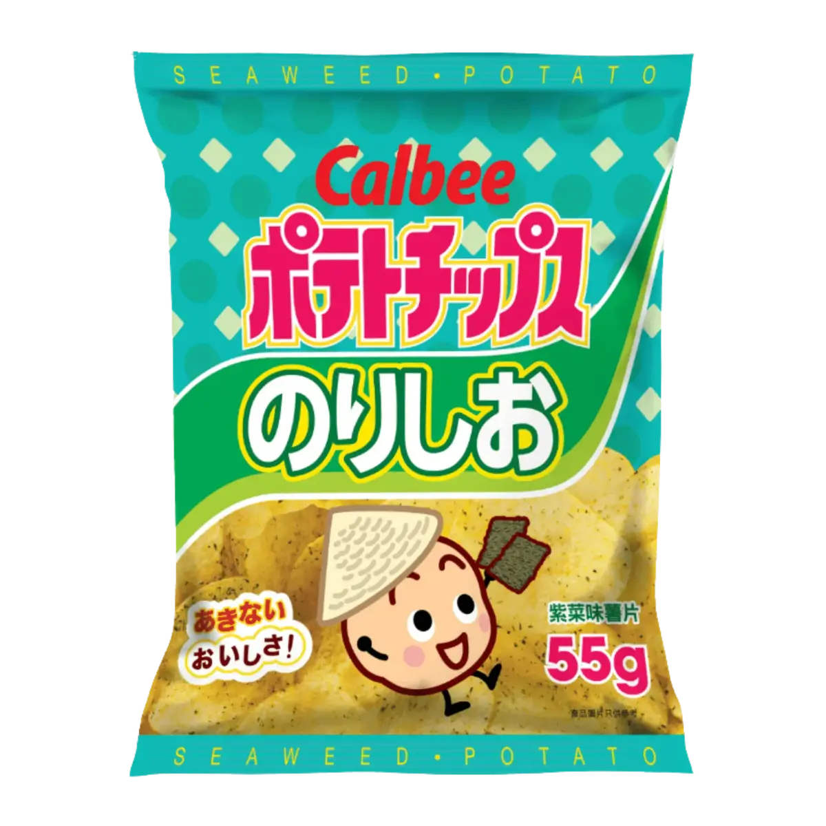 Calbee Seaweed Flavoured Potato Chips 55G 1