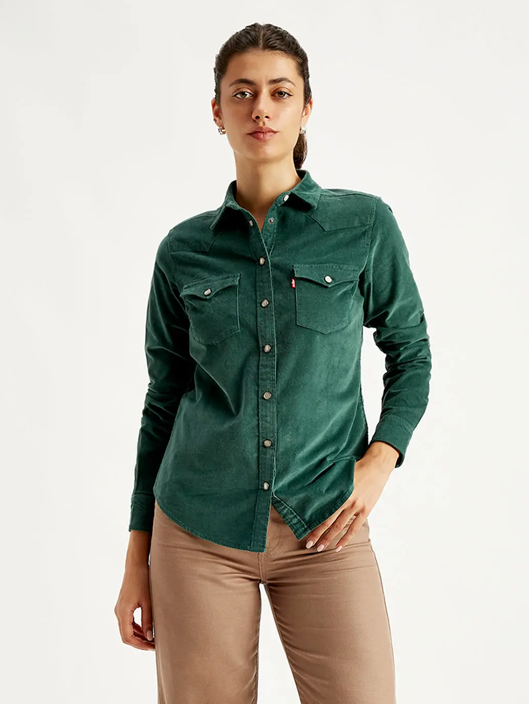 Women's Solid Regular Fit Shirt 1