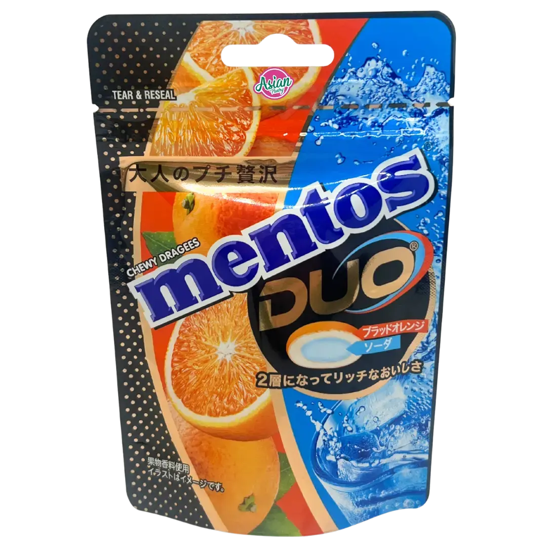 Kracie Mentos Duo Blood Orange Soda 45G 1