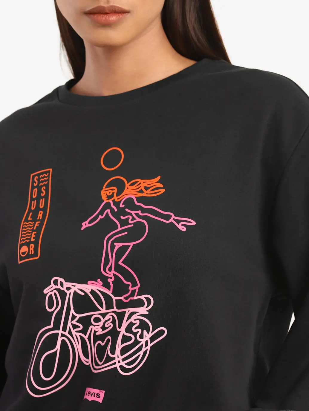 Graphic Sweatshirt From The Levi's Motorcycle Collection 4
