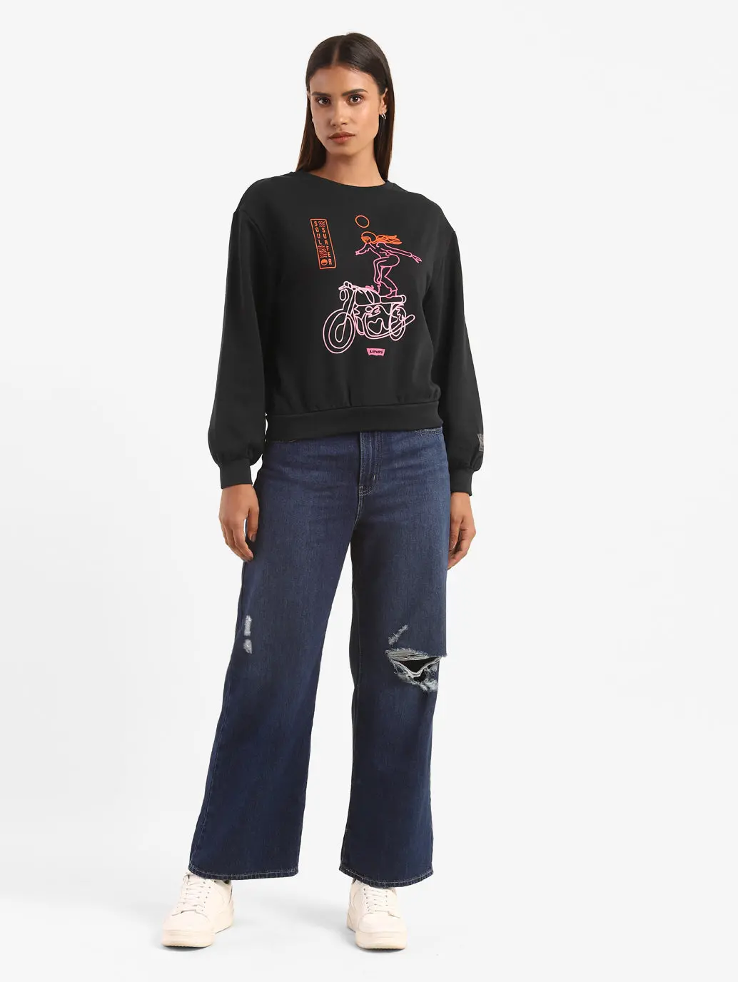Graphic Sweatshirt From The Levi's Motorcycle Collection 5