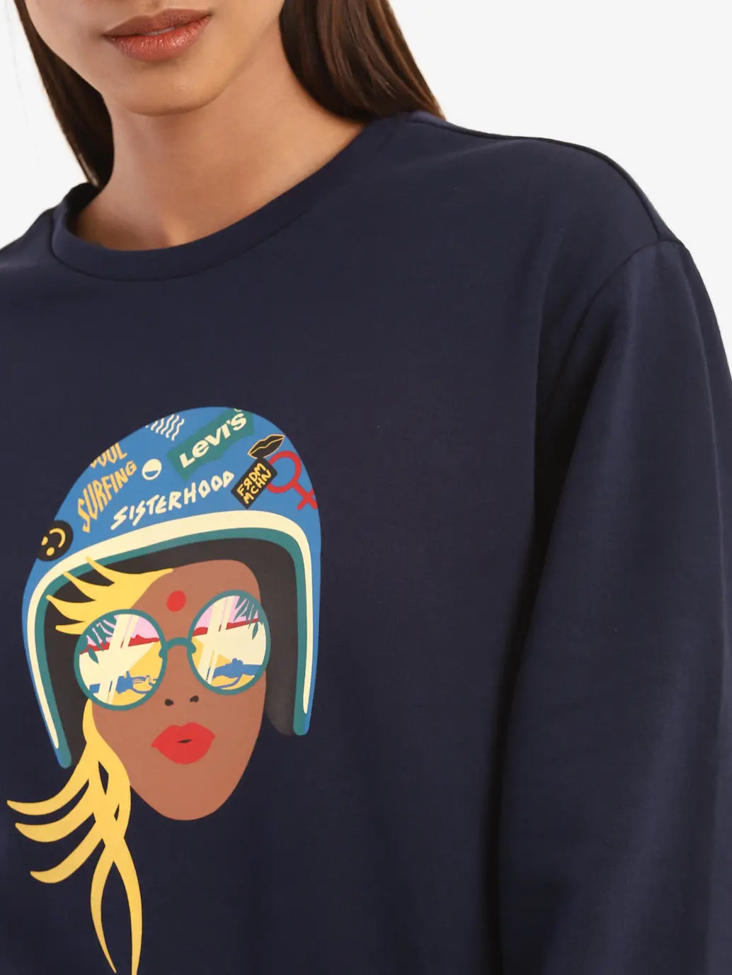 Graphic Sweatshirt From The Levi's Motorcycle Collection 4