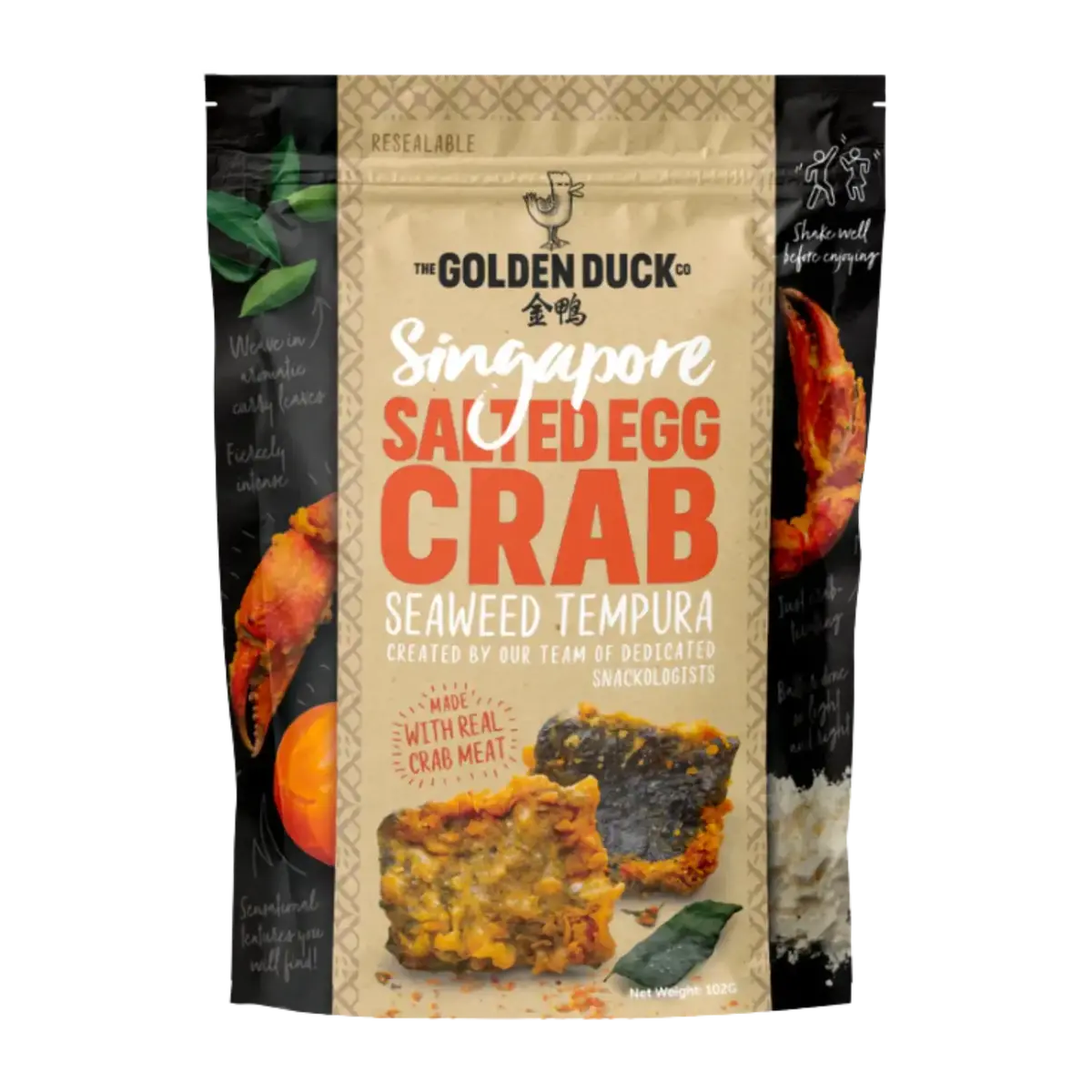 Golden Duck Salted Egg Crab 102G 1