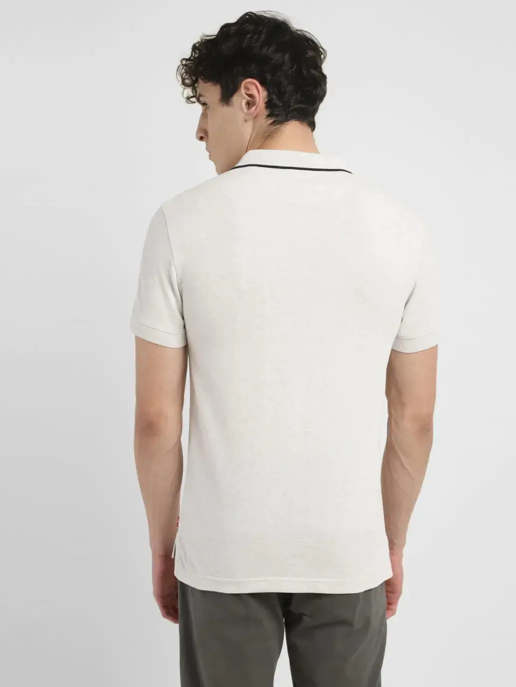 Men's Solid Slim Fit Polo T-Shirt 3
