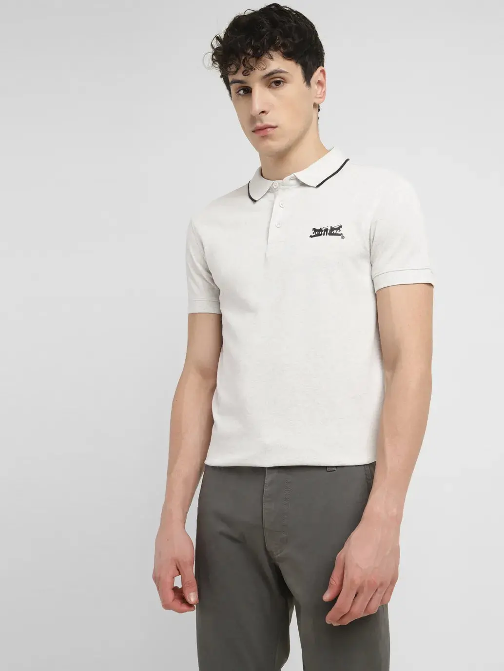Men's Solid Slim Fit Polo T-Shirt 6
