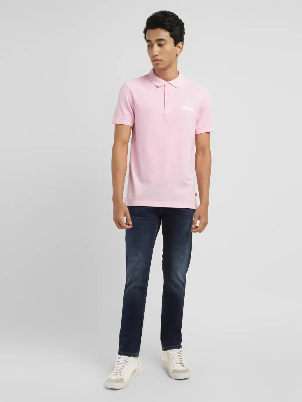 Men's Solid Slim Fit Polo T-Shirt 1